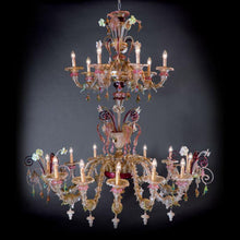Load image into Gallery viewer, Lampadario FENICE - Top Glass Murano