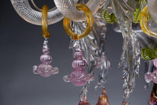 Carica l'immagine nel visualizzatore di Gallery, Lampadario TOLENTINI - Top Glass Murano