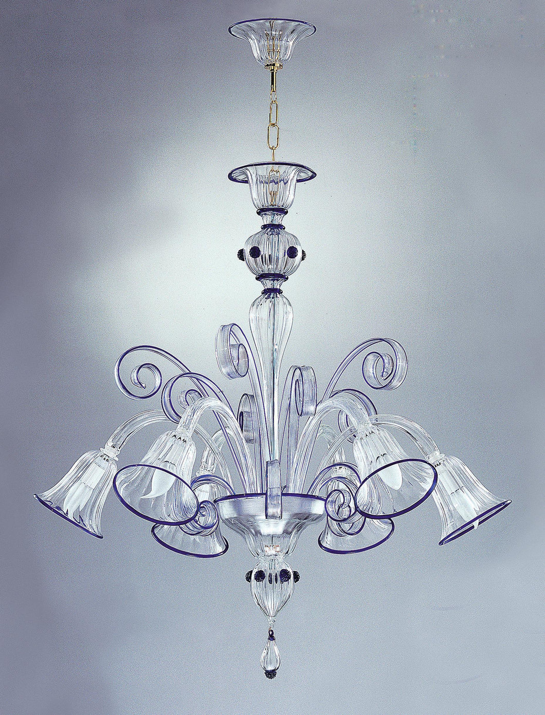 Tiffany Chandelier by Top Glass Murano