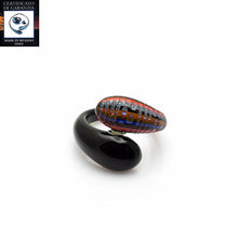 Load image into Gallery viewer, Bracciale due gocce murrina battuta MULTICOLOR - Top Glass Murano
