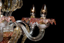 Carica l&#39;immagine nel visualizzatore di Gallery, Lampadario CANNAREGIO - Top Glass Murano
